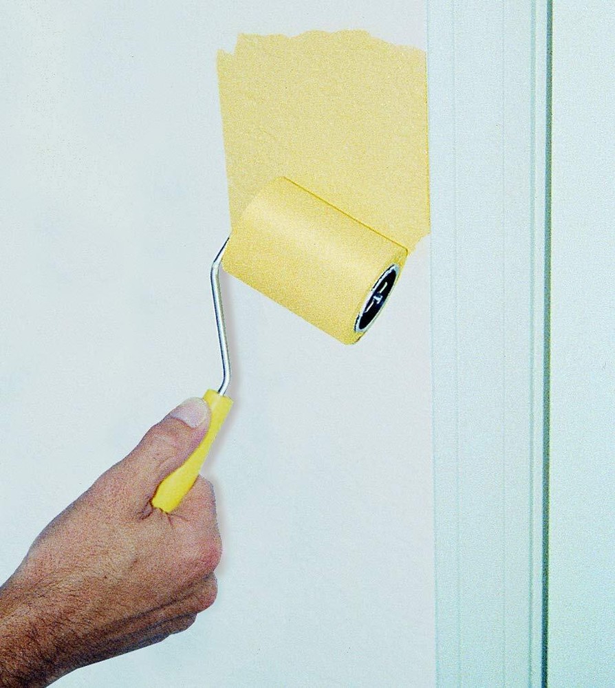 FoamPRO 43 Maxi 3" Trim Roller Sponge & Wire Frame with Handle, Smooth Finish