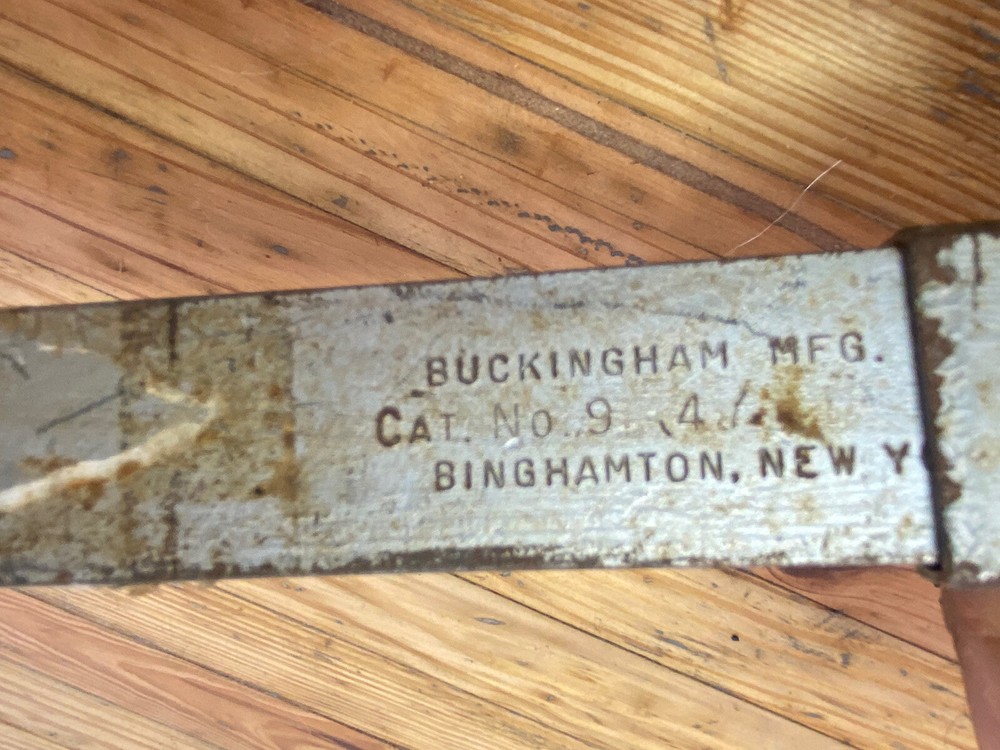 Vintage Buckingham Spikes Lineman Pole Tree Climbing Gaffs