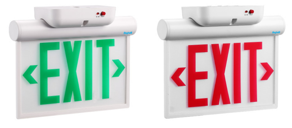 BEGHELLI CYCLONE ECO LED Exit Light - CYC-ECO-SA-LU-WCS