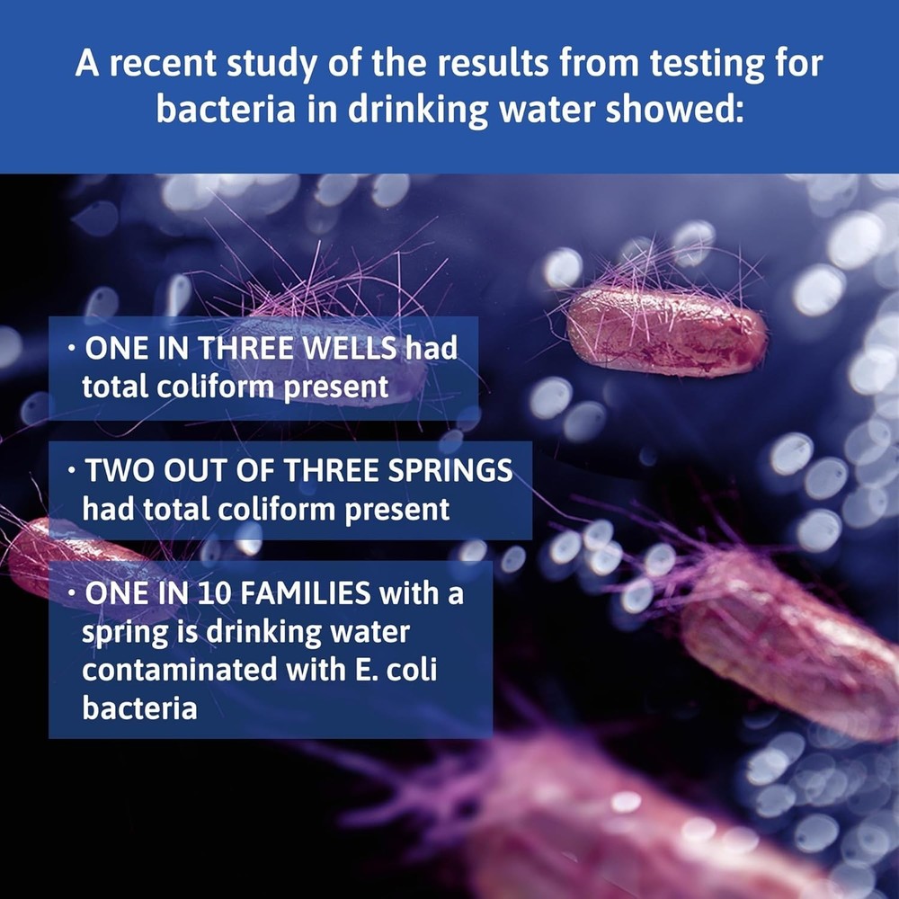 EPA Approved Pool and Drinking Water Testing Kit - Accurate Bacteria Detection
