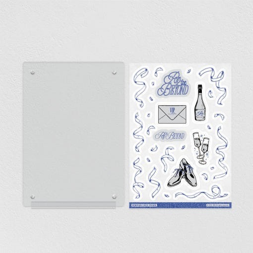 Webtoon MD [ POP THE BEYOND ] Postcard Acrylic Frame & Sticker Set (OFFW227)