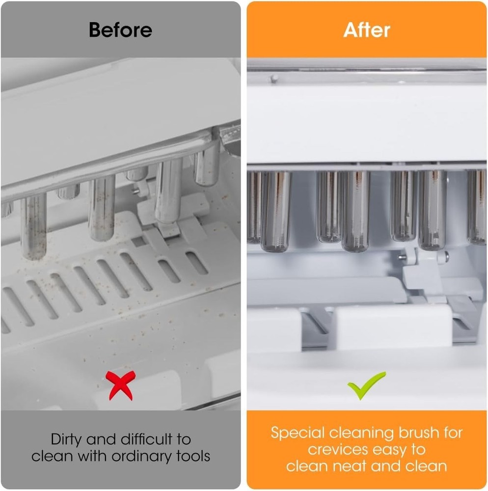 Versatile Ice Maker Cleaner Brush Set: 10 Tools for Deep Cleaning Solutions