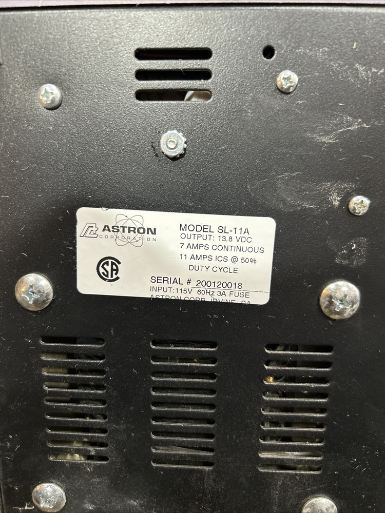 Astron Power Supplies SL-11A
