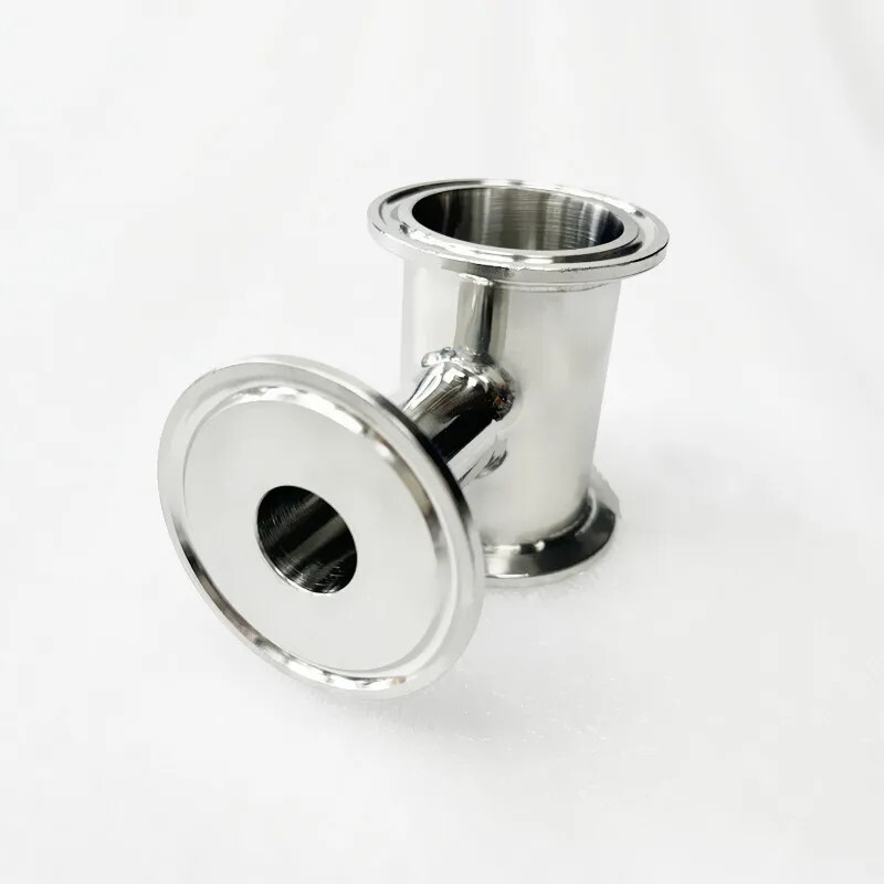 1.5" 38mm x 3/4" 19mm Tri-Clamp SS304 Short Type 3-Way Tee Connector Homebrew
