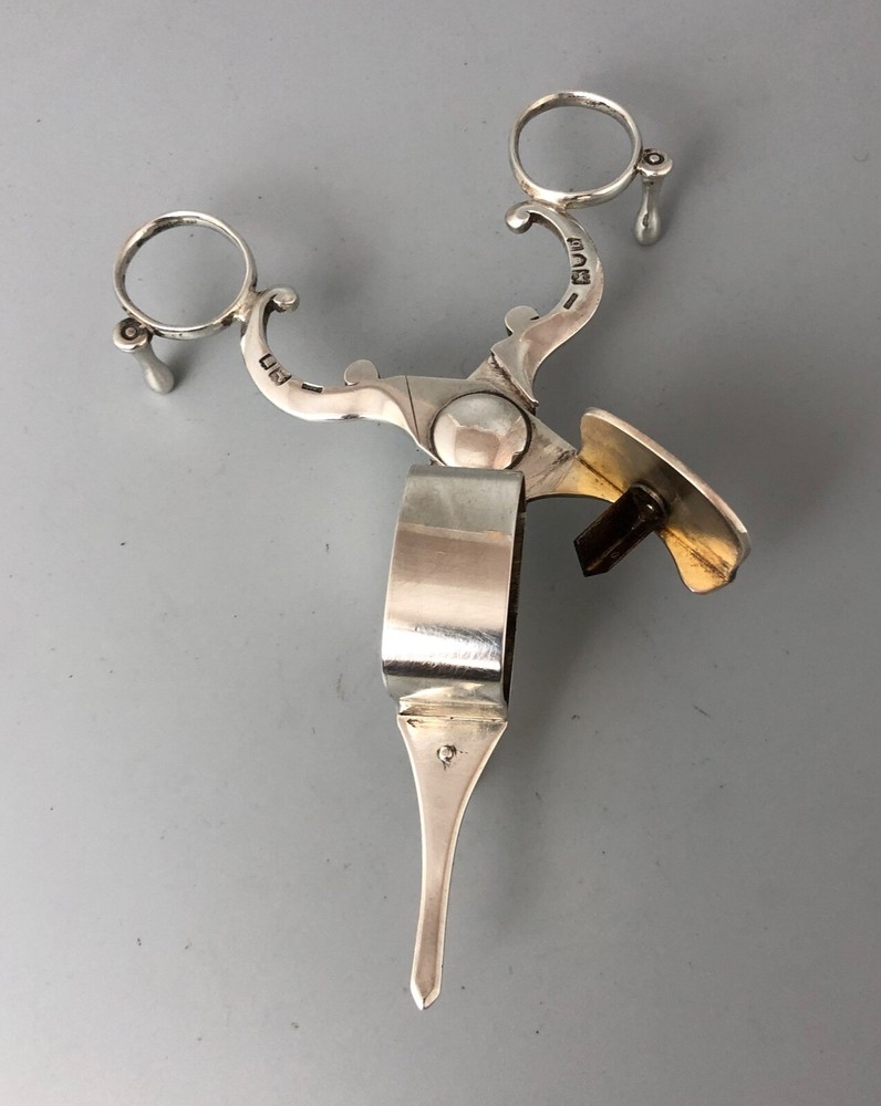Victorian Solid Silver Cheroot Cutter Sampson Mordan London 1897 BLZX