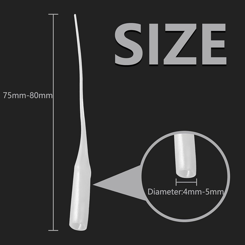 200Pcs Micro CA Glue Tips, Precision Applicator Tips Extender for DIY,...