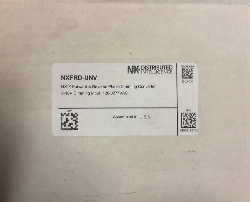 NXFRD-UNI Distributed Intelligence