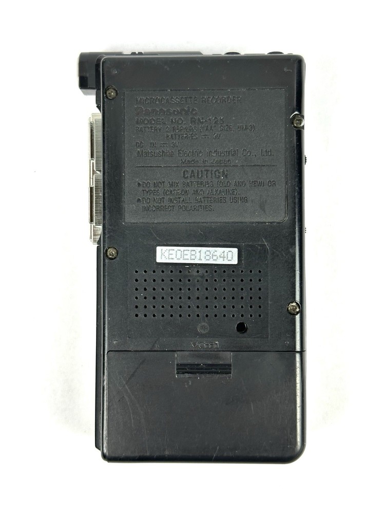 Panasonic RN-125 Microcassette Recorder - Not Fully Working
