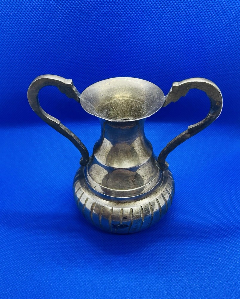 Vintage Small Solid Brass Bud Vase