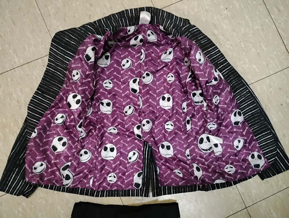 Jack Skeleton Costume Size 8