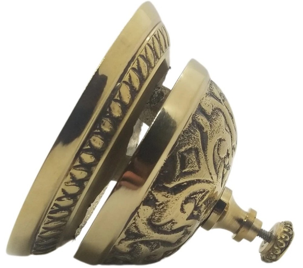 Solid Brass Victorian Style Service Desk Bell