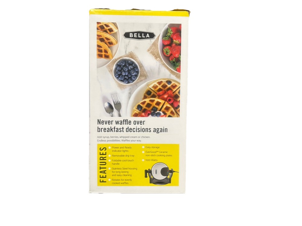 KitchenSmith by Bella Rotating Waffle Maker