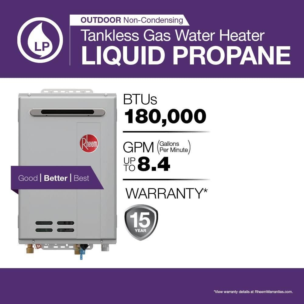 Performance Plus 8.4 GPM Smart Non-Condensing Liquid Propane Tankless Heater