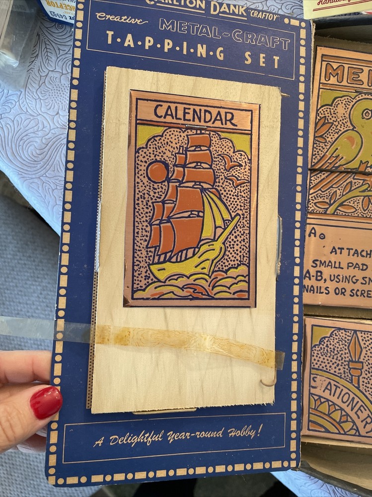 VINTAGE CREATIVE METAL CRAFT TAPPING SET