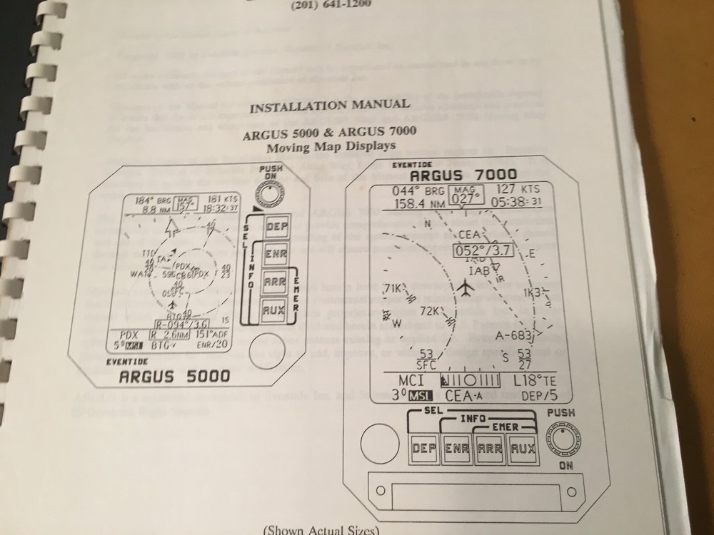 Evintide ARGUS 5000 & ARGUS 7000 Install Manual.