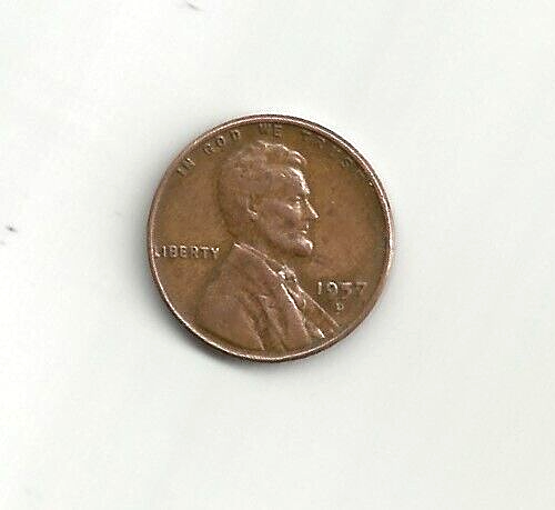 1957 D Penny Multi Error Filled 5 Weak D + Double Die Missing Letter Missing L