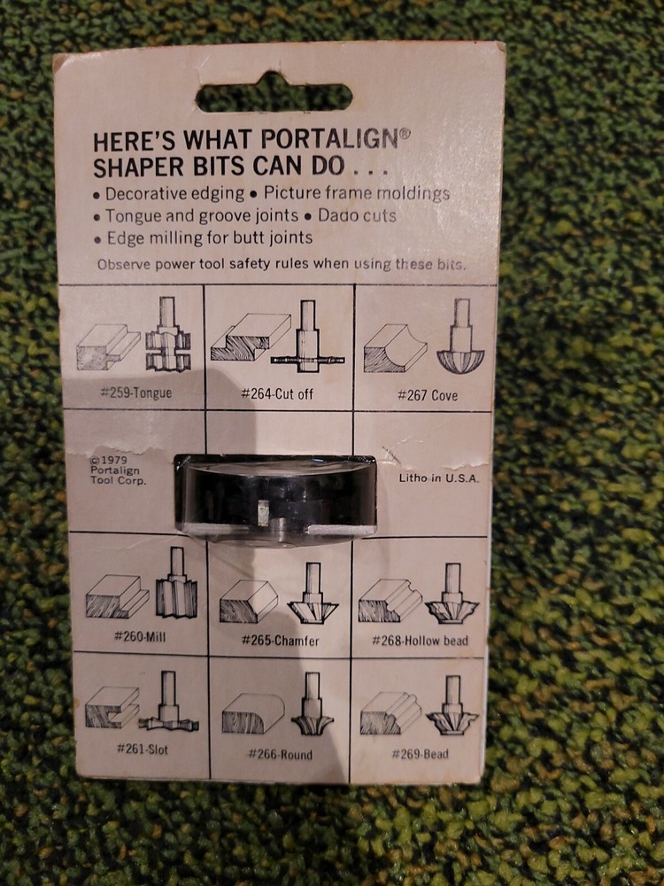 portalign 261 Shaper Bit NOS
