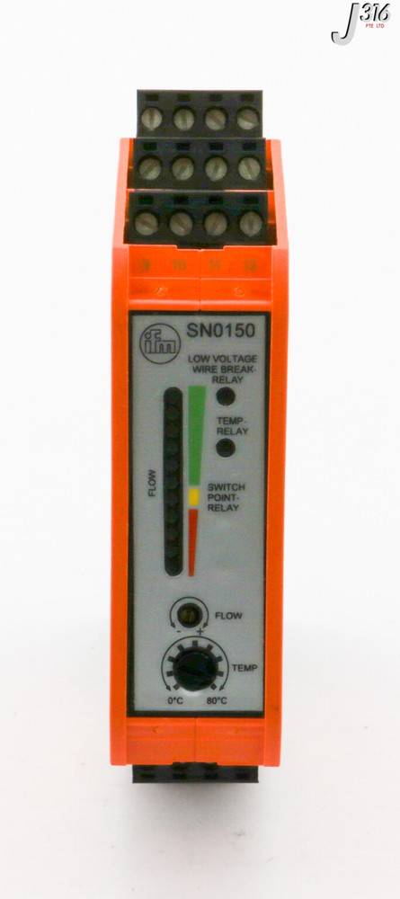 31554 IFM ELECTRONIC FLOW CONTROLLER (NEW) SN0150