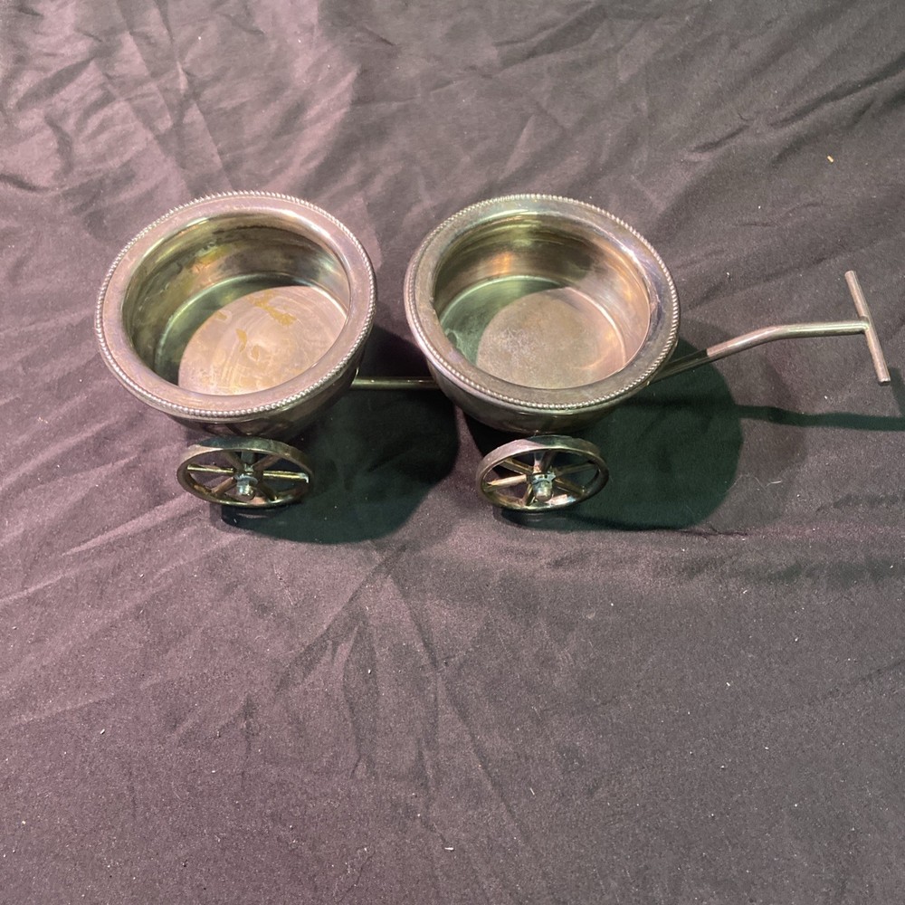 Silver Plated Wine Wagon