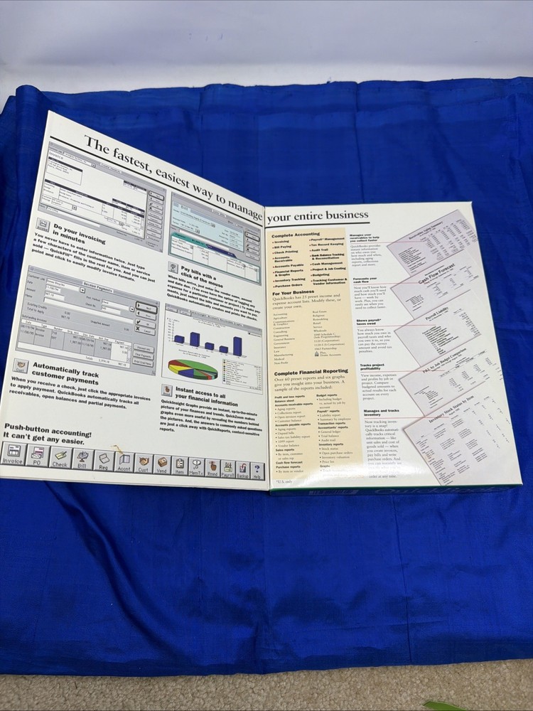 QuickBooks for Macintosh Version 3.0 Floppy Disk Vintage Accounting Software
