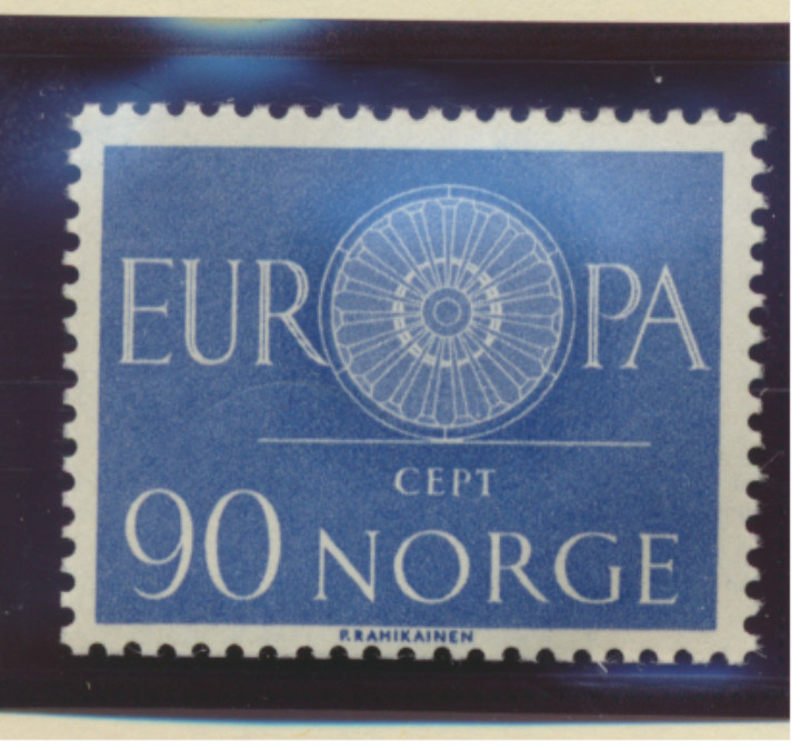 Norway Stamp Scott #387, Mint Never Hinged