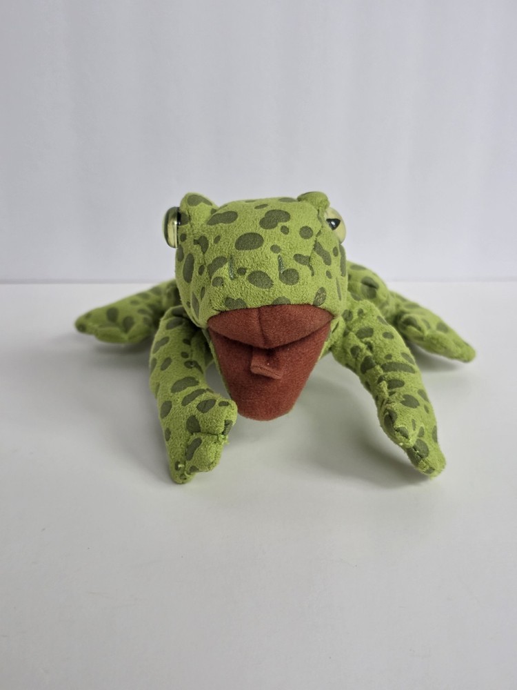 Folkmanis Mini Frog Finger Puppet Plush