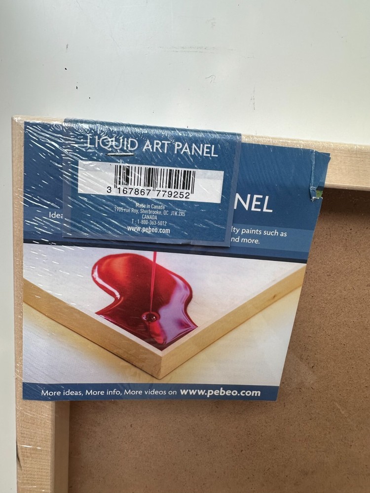 Pebeo Liquid Art Panel - 10" x 10"