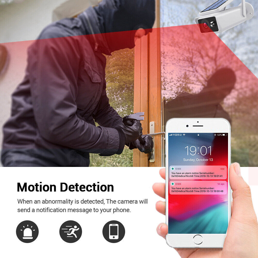 Wireless Solar-Powered Network Camera – Outdoor Security Monitoring Solution