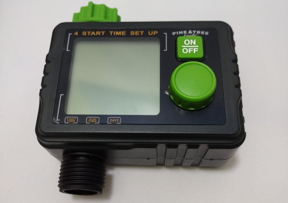 Pine Tree Tools 1 outlet Timer - Programmable Timer For Garden Hose, Automatic
