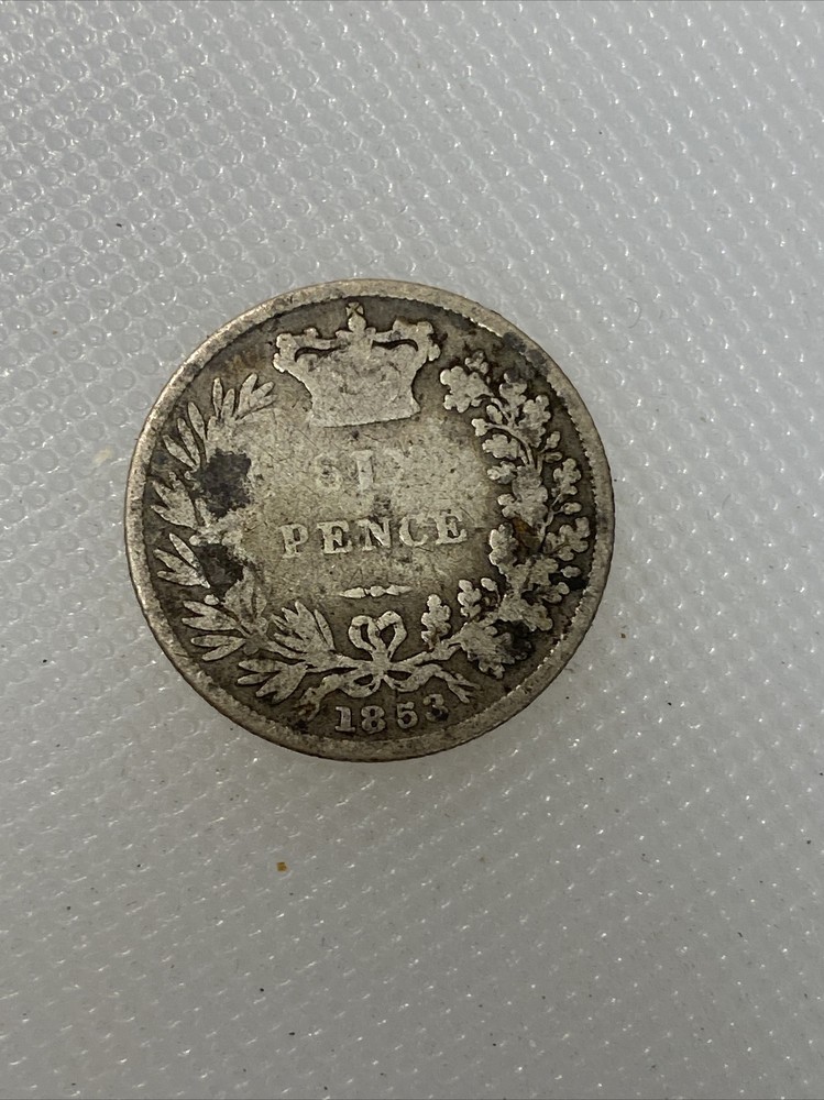 1853 Great Britain 6 Pence E1