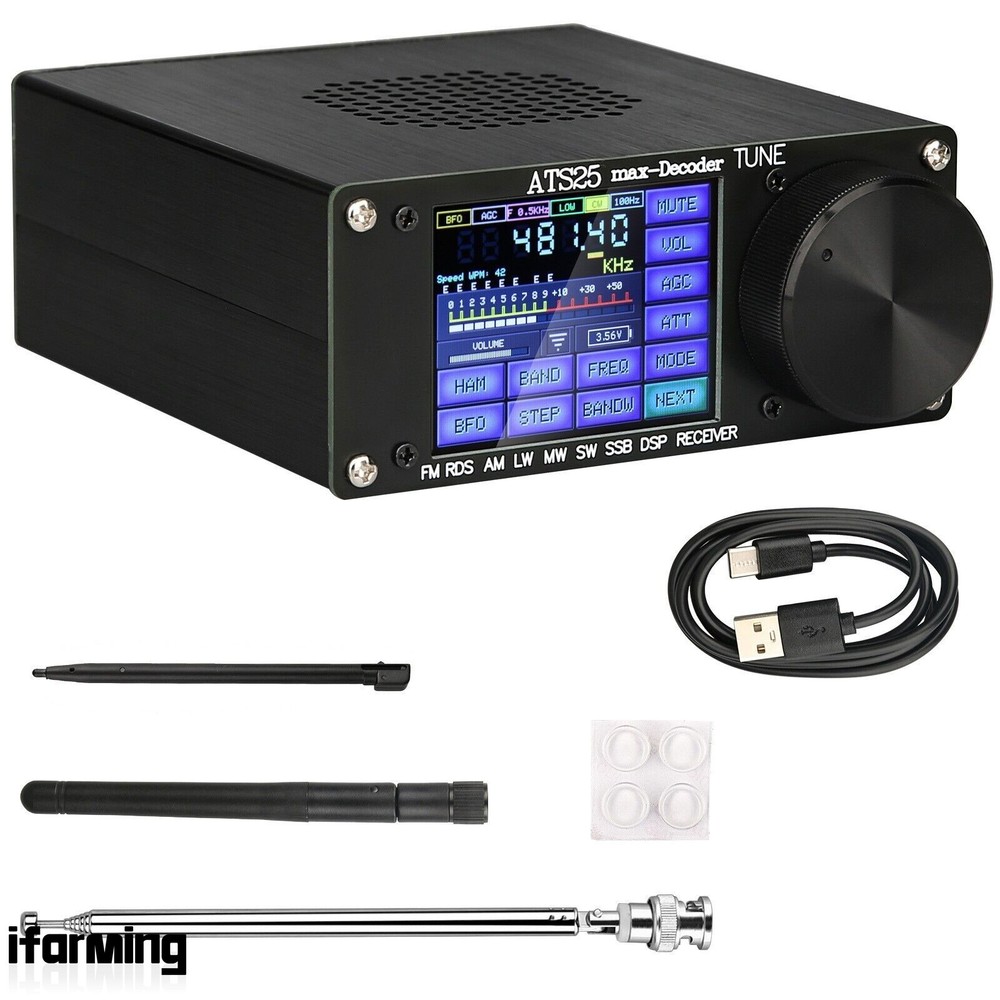 ATS25max-Decoder Si4732 Full Band Radio Receiver SW DSP Official+Activation Code