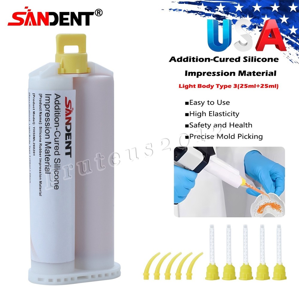 Dental VPS Impression Material LightBody - Regular Set Alginate PVS
