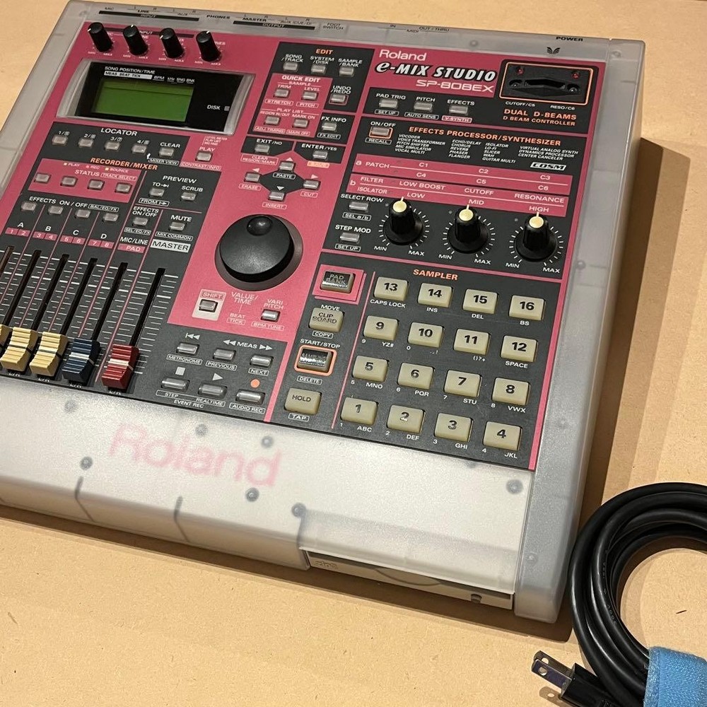 Roland SP-808EX e-MIX Studio Sampler MTR Drum Machine - Fully Working - JP