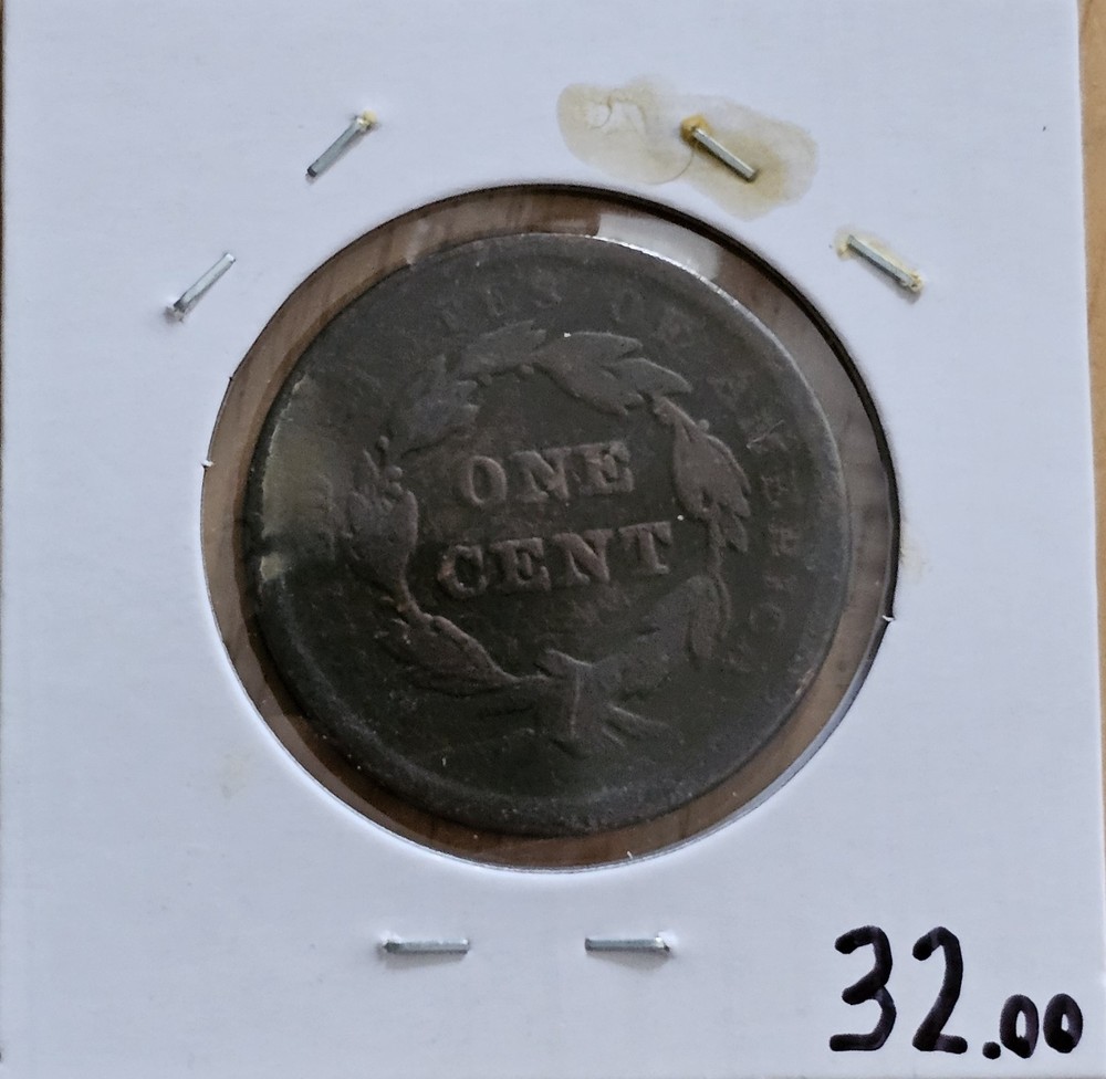 1842 Large Cent Small Date G