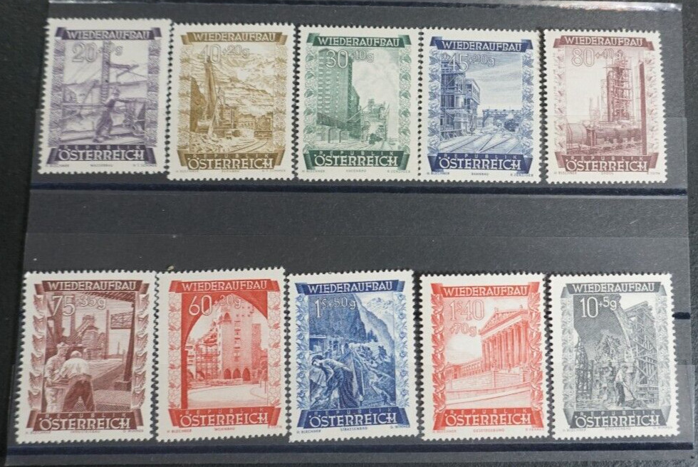 #B225-234 set MNH stamps