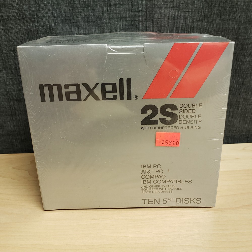 Maxwell & Sony Floppy Diskettes Double Sided Density Disks IBM