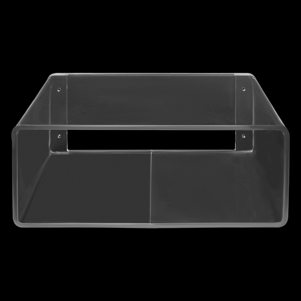 Wall-Mounted Bedside Table Acrylic Floating Nightstand No Assembly Required