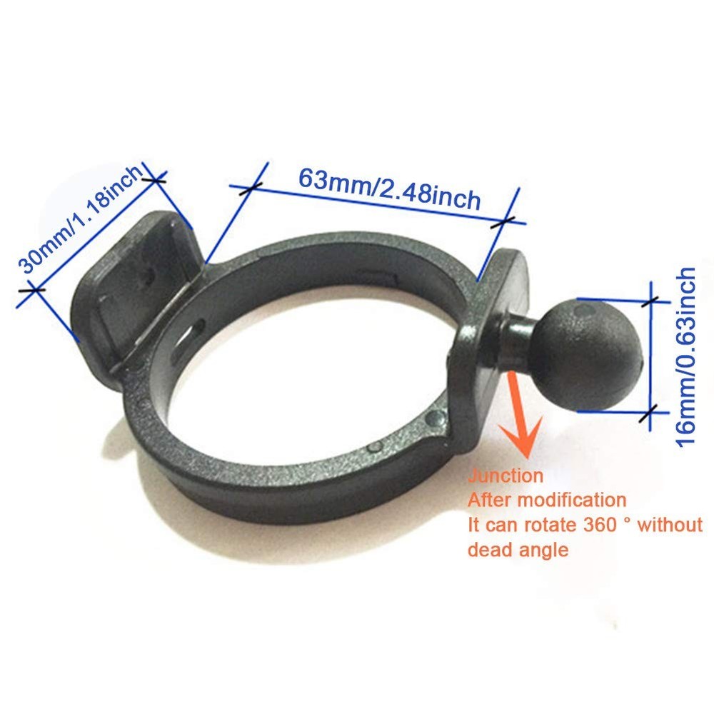 CALIDAKA Car Interior Holder Camera Bracket Auto Driving free size, Black