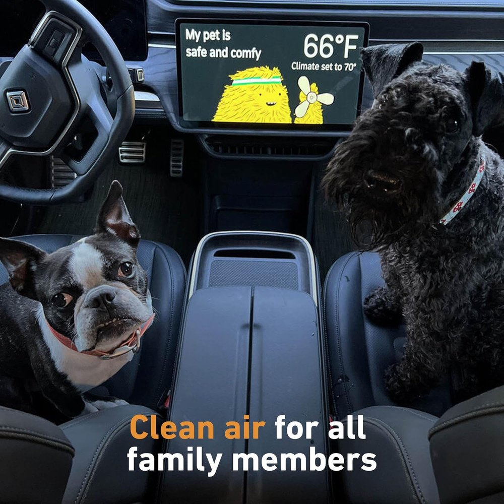 Cabin Air Filter Replacement HEPA with Activated Carbon - Compatible with Rivian