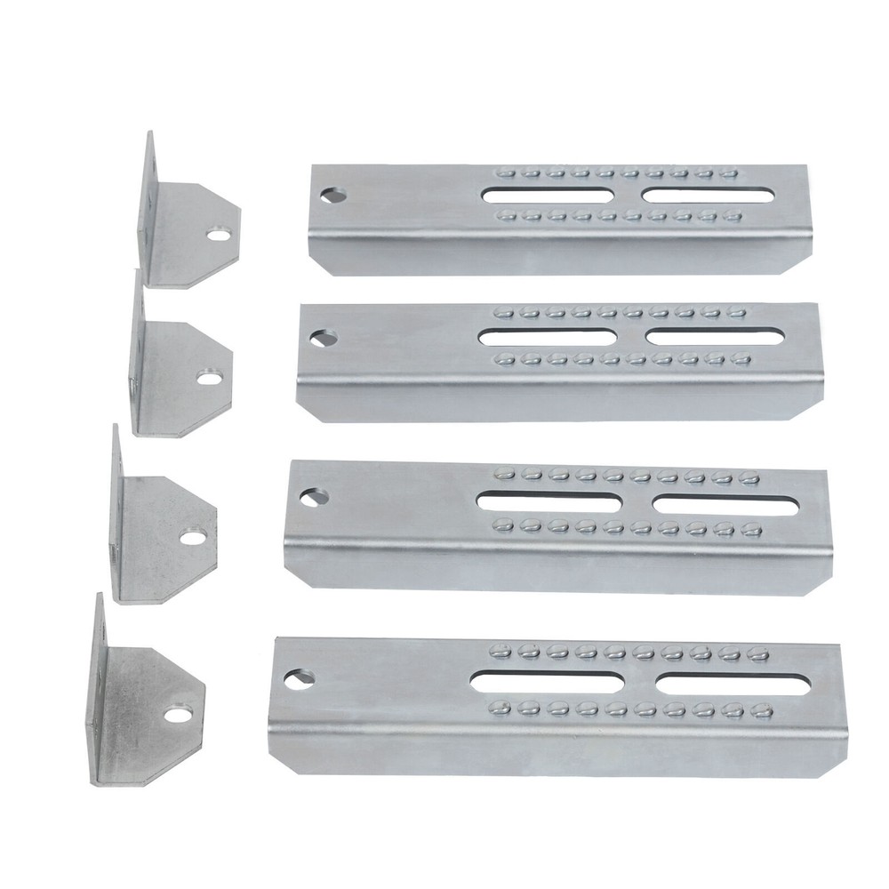 4PCS 8"/10" Swivel Top Bunk Board Brackets Boat Trailer Adjustable Bracket Kit