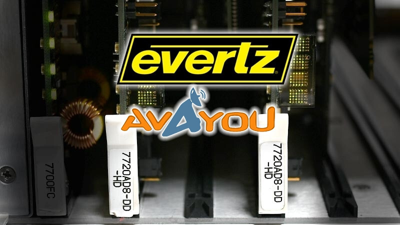 Evertz 7720AD8-DD-HD HD/SD-SDI Audio De-embedder & Dolby-E/AC-3 Decoder +3RU