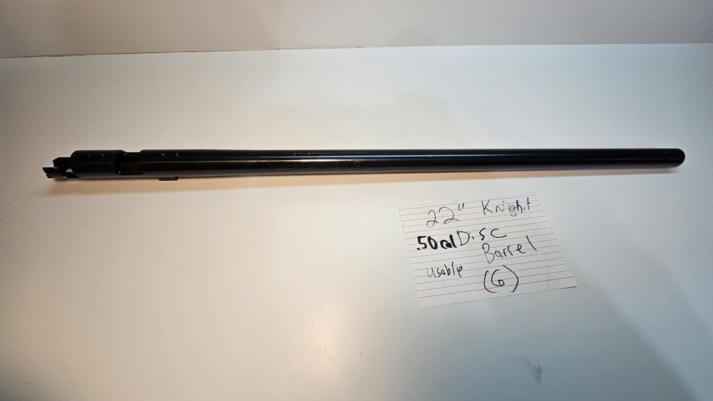 Knight Disc Inline Muzzleloader 22" Barrel Without Breech (G)