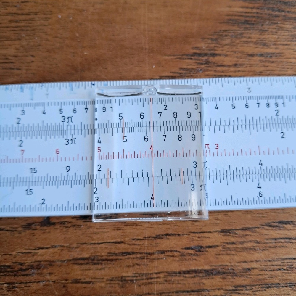 Vintage UTO Slide Rule In Leather Case