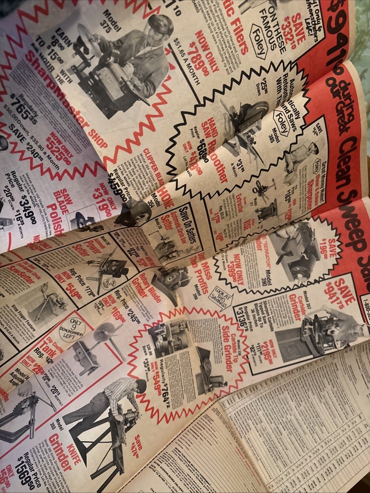 Sharpening Products advertisement, foley belsaw