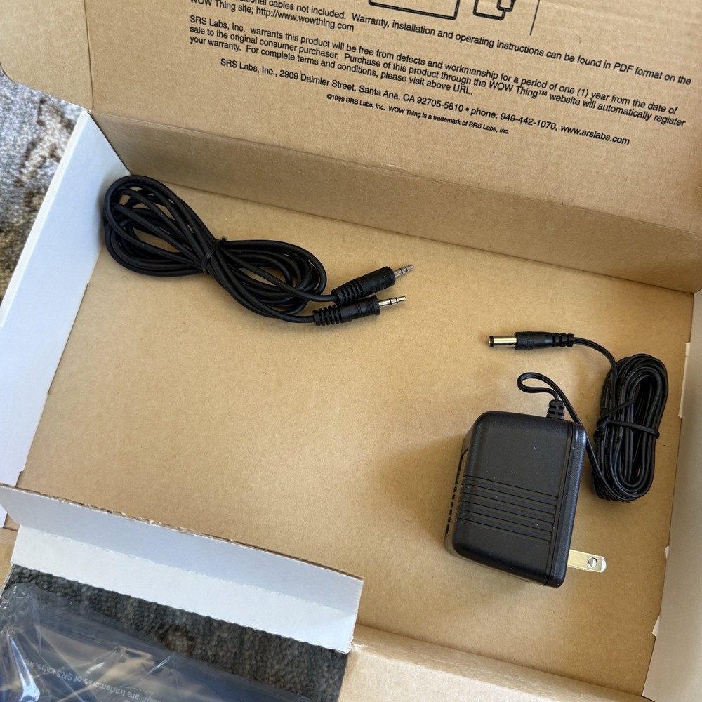 SRS Labs Wow Thing Trubass Audio Processor Never Used New Open Box Windows Mac