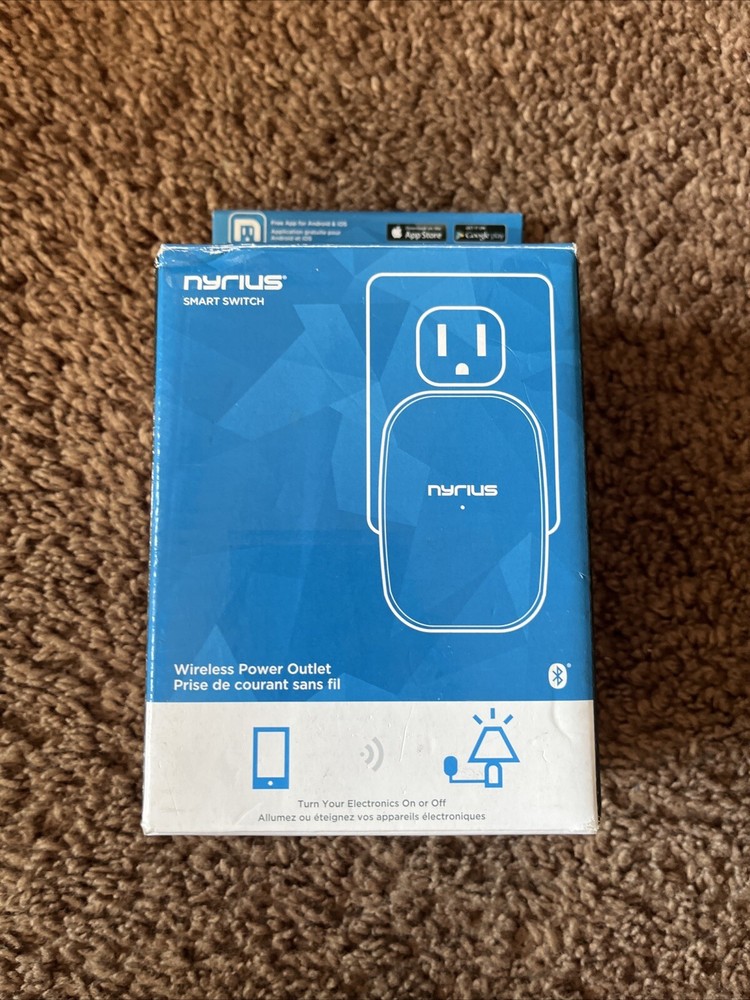 Nyrius Smart Switch - Wireless Power Oulet - New