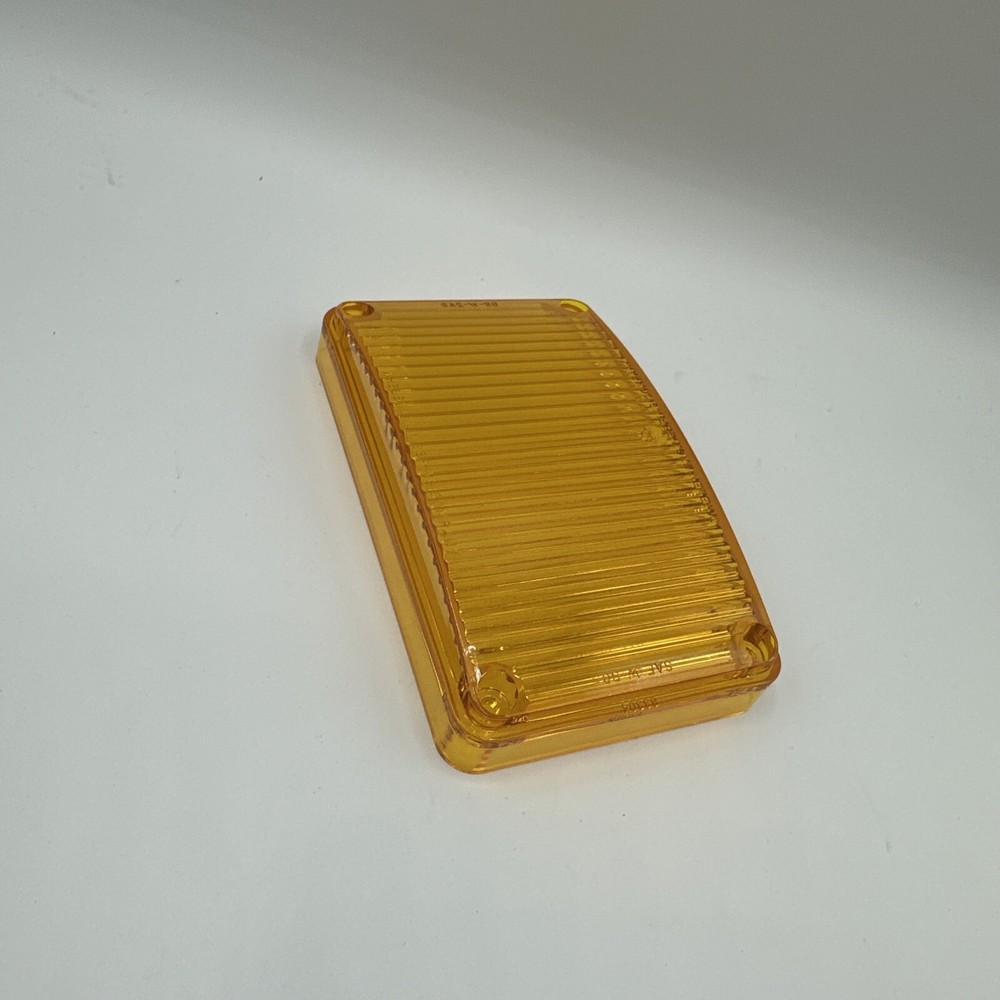 Whelen 4E series replacement lens FULL OPTIC AMBER, FITS 400