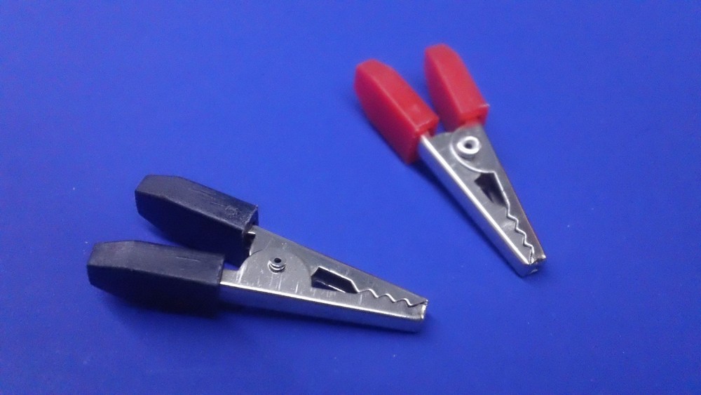 Electronics School Supply VOLTMETER test lead ALLIGATOR clips