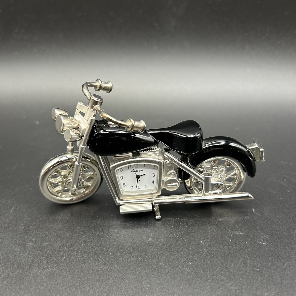 Fossil Limited Edition Motorcycle Clock * Needs Battery *