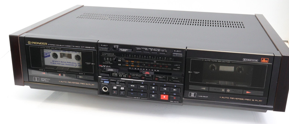 PIONEER CT-S99WR DOUBLE CASSETTE DECK